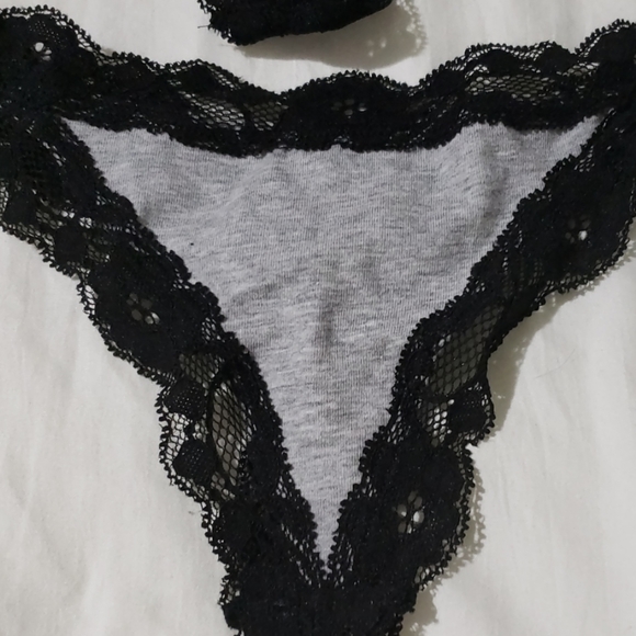 NWT set of two Joe's  Lace trim Thong size XS - Picture 4 of 8